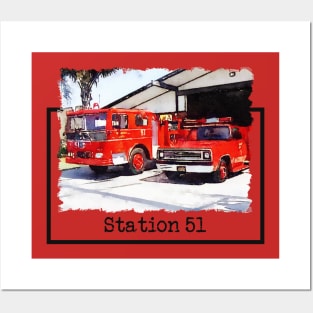 Fire Station 51 Posters and Art